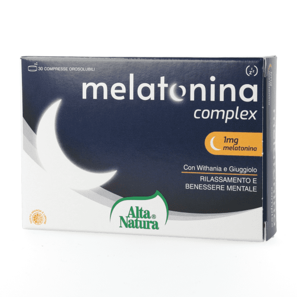 Alta Natura Melatonina Complex 1mg Food Supplement 30tabs