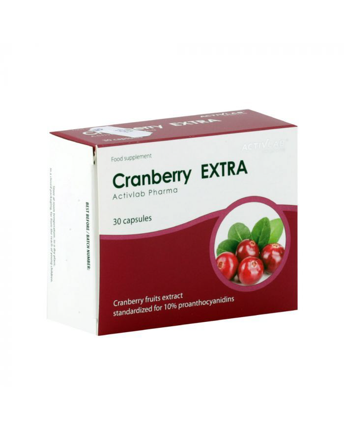 Cranberry Extra 350mg Food Supplement 30caps